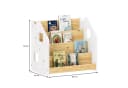IDIMEX Kinderregal BRUNO Bücherregal Montessori Natur/Weiß Massivholz Bild 5