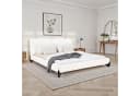IDIMEX Polsterbett PATERNA 180x200 cm mit Lattenrost und Polsterung Bouclé Stoff Bild 2