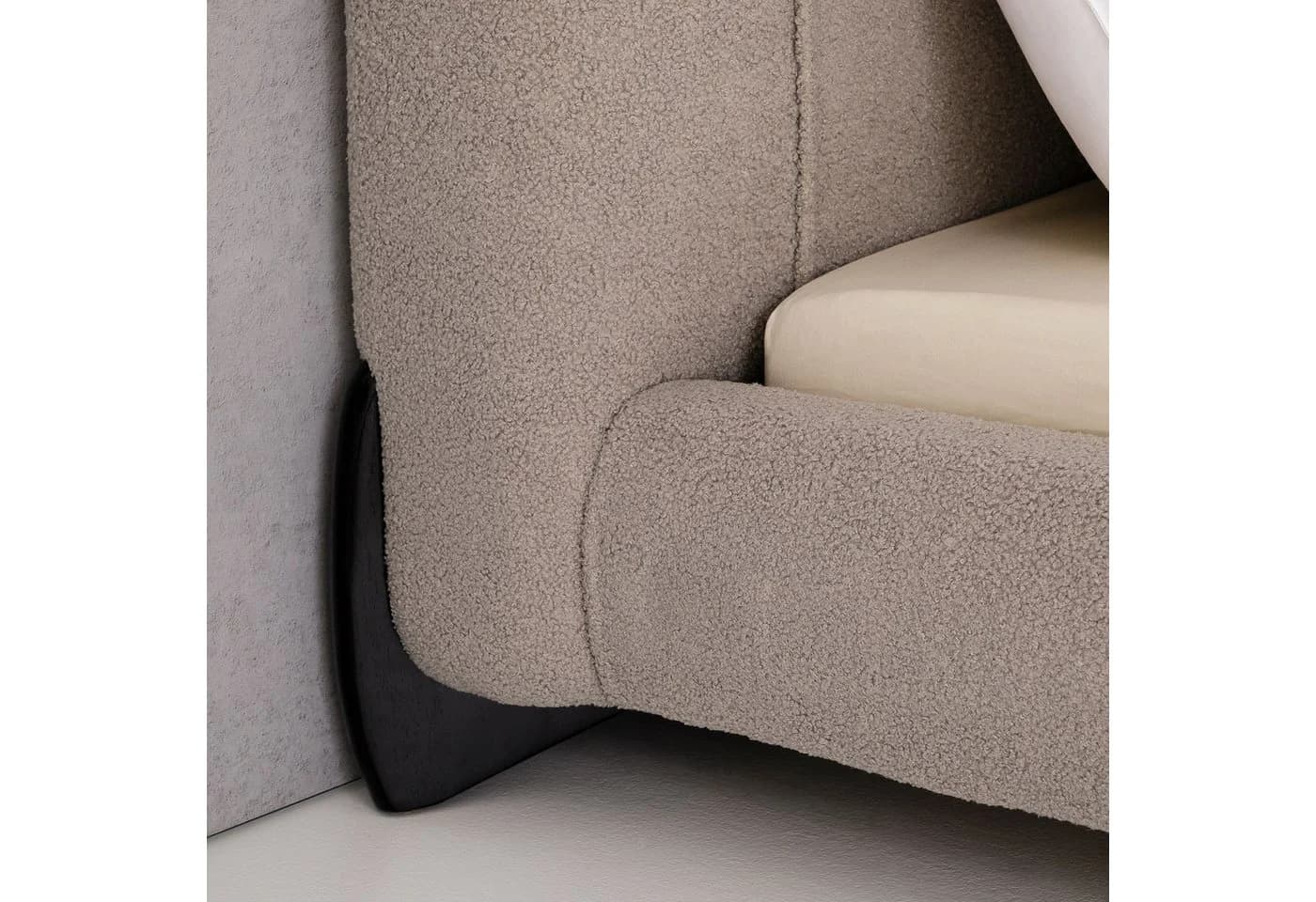 IDIMEX Polsterbett PATERNA Doppelbett 180x200 cm grau - Bild 4
