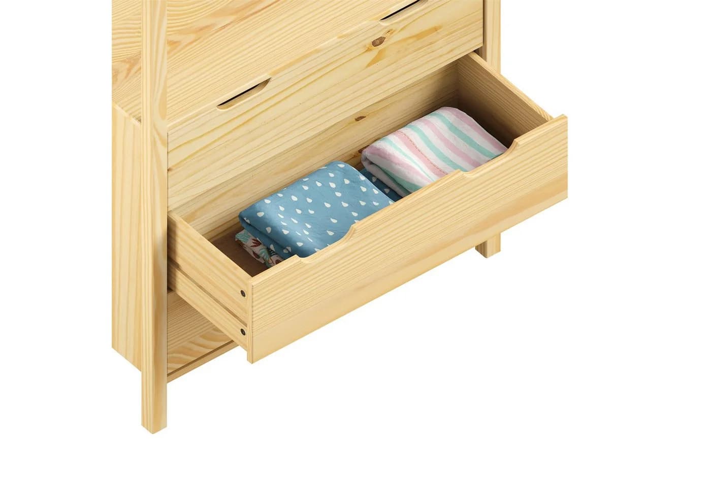 IDIMEX Kommode AMIRA Kinderzimmer Kiefernholz Natur Lackiert - Bild 4