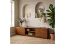 IDIMEX Lowboard MAITE 170 cm Massivholz Kastanie Finish Bild 1