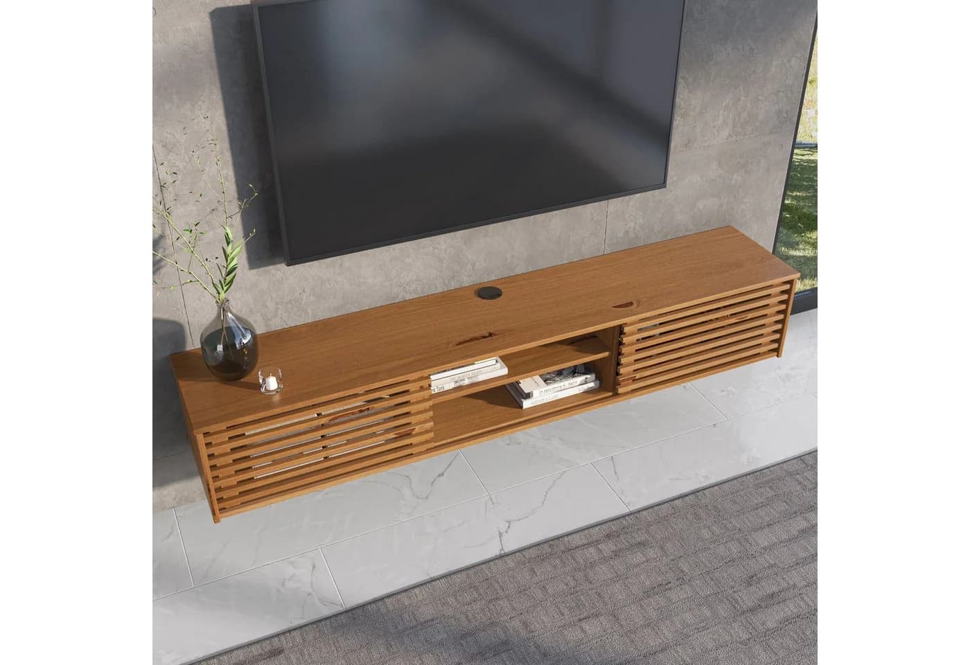 IDIMEX Lowboard RIAN Massivholz Eiche Finish Modern - Bild 4