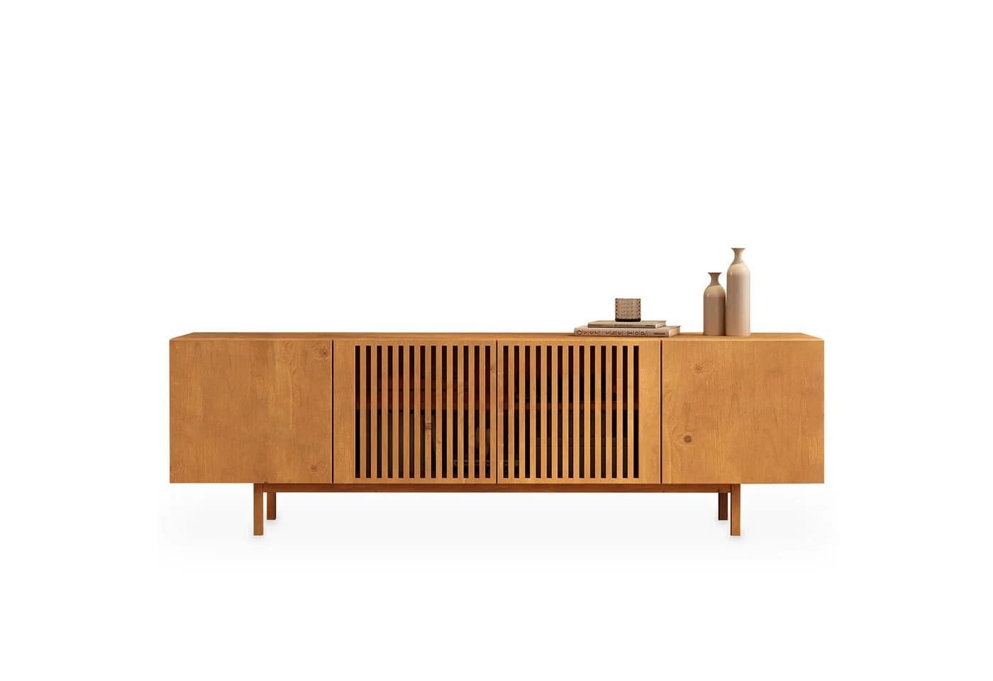 IDIMEX Lowboard LINN Sideboard 180 cm Massivholz Eiche Finish - Bild 5