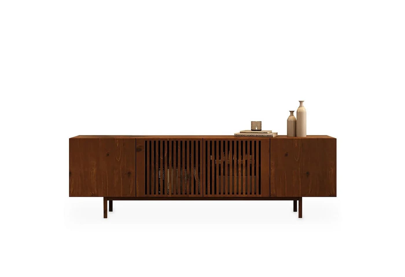 IDIMEX LINN Sideboard 180 cm Massivholz Kastanie Finish - Bild 5