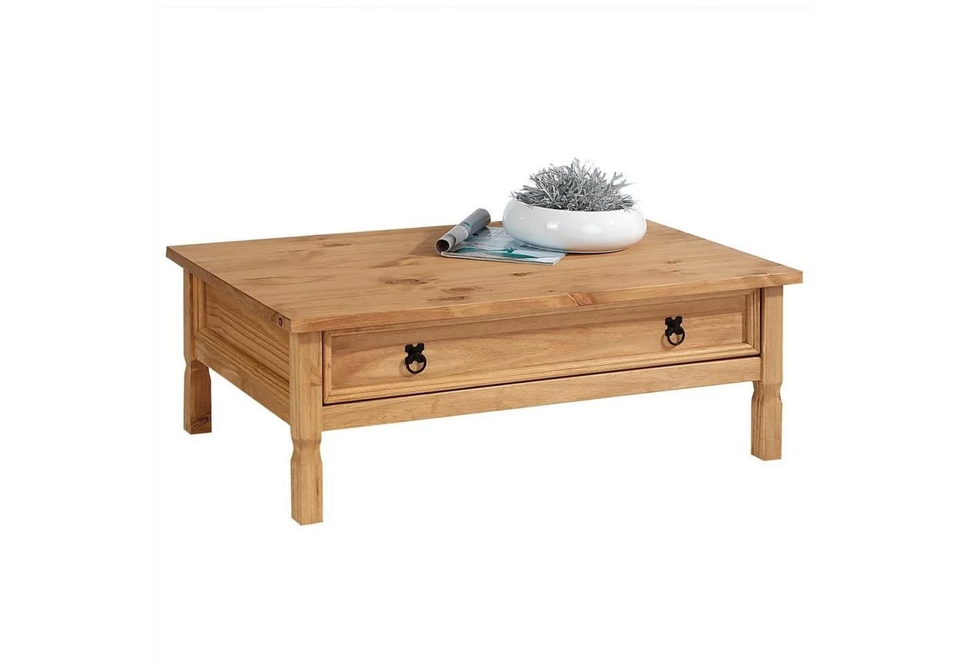 IDIMEX Couchtisch Tequila Landhausstil Kiefer