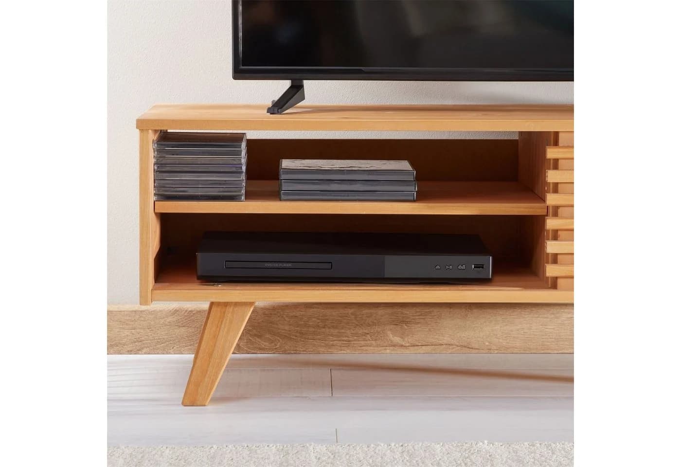 IDIMEX Lowboard SEAN TV Kommode Massivholz Eiche Finish - Bild 4