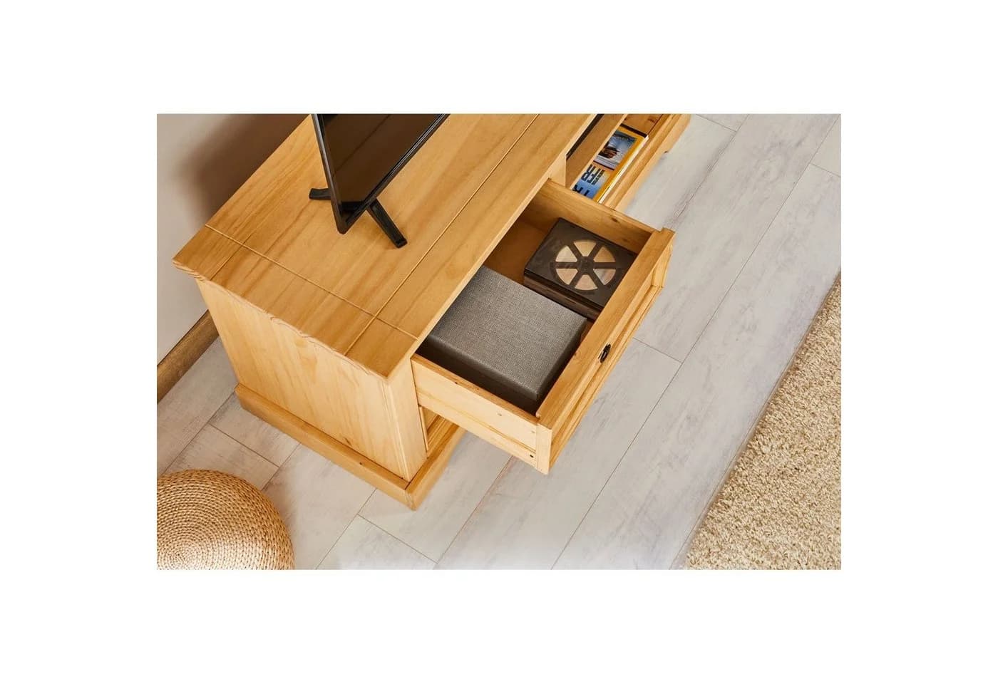 IDIMEX Lowboard TEQUILA TV Bank Massivholz Landhausstil - Bild 3