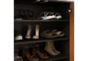 IDIMEX Schuhschrank MIRAN 3 Türen Schwarz/Eiche Bild 4