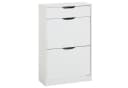 IDIMEX Schuhkipper BASIL Schuhschrank Weiß Massivholz Bild 1