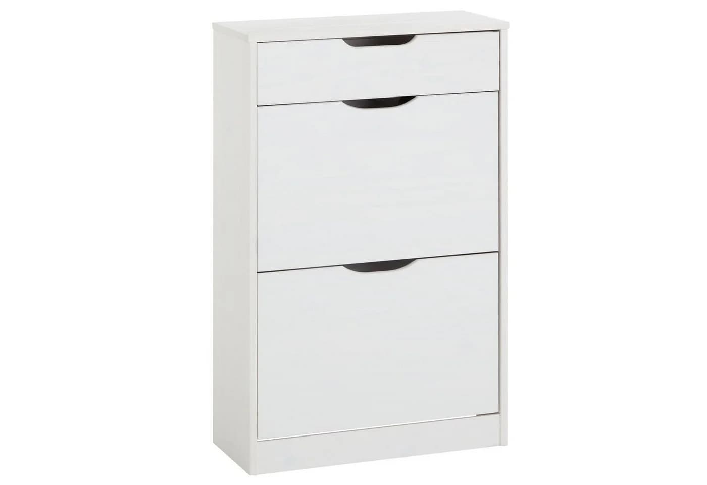 IDIMEX Schuhkipper BASIL Schuhschrank Weiß Massivholz