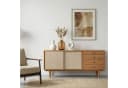 IDIMEX Sideboard SIMONA mit Rattan & 4 Schubladen Eiche-Optik Bild 2