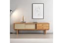 IDIMEX Lowboard SIMONA TV Schrank Eiche Massivholz Rattan Bild 1