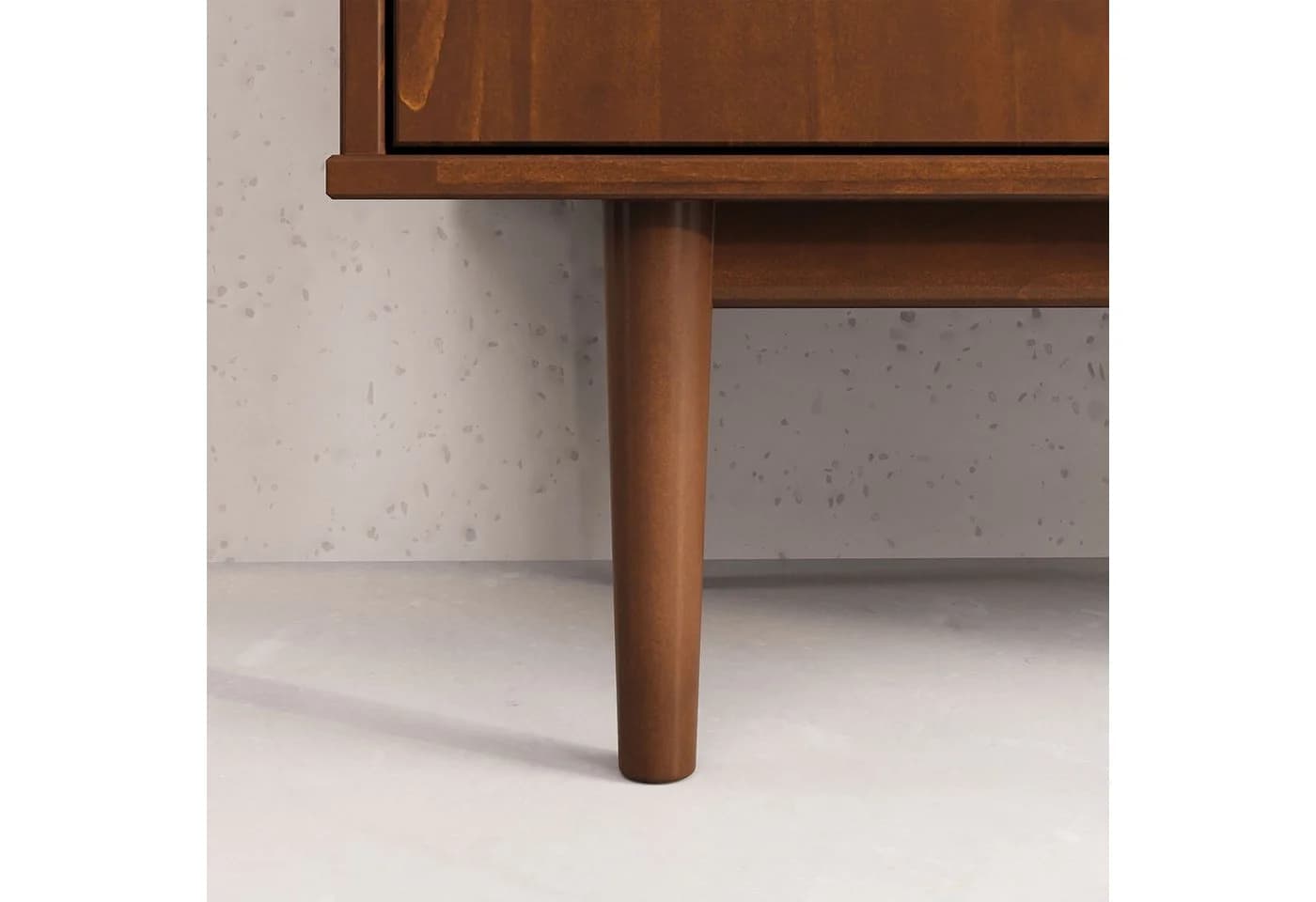 IDIMEX Sideboard TECCA, Anrichte mit 3 Türen, Massivholz im Mid-Century Design Kastanie - Bild 5