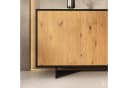 IDIMEX Sideboard ARTO Schwarz/Eiche mit Push-to-Open Bild 4