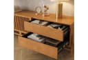IDIMEX Lowboard ADAMO 220cm Massivholz Eiche Finish Bild 5