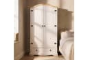 IDIMEX Kleiderschrank CAMPO Kiefer Massivholz weiß/natur Bild 2