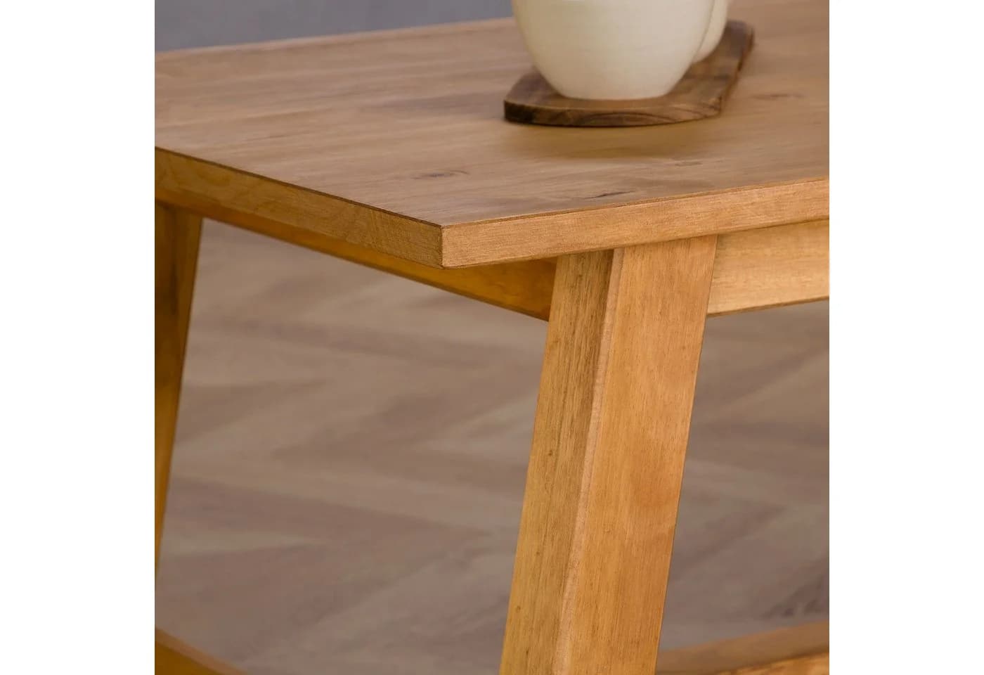 IDIMEX Couchtisch LUZERNA Beige Massivholz Modern - Bild 3