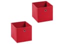 IDIMEX Aufbewahrungsbox ELA 2er Set Rot Stoff Bild 2
