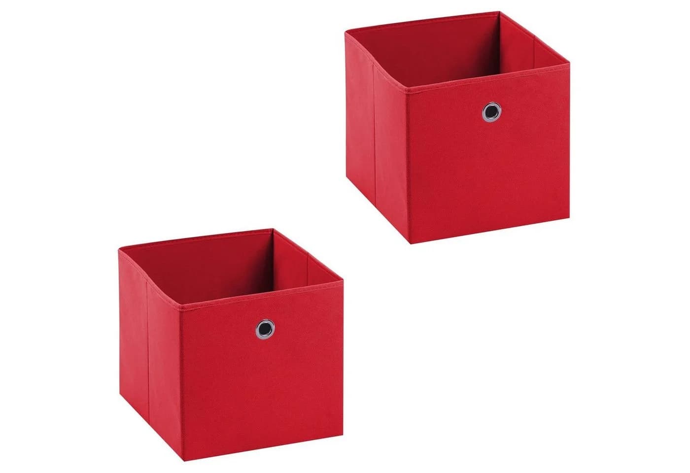 IDIMEX Aufbewahrungsbox ELA 2er Set Rot Stoff - Bild 2