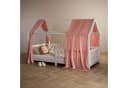 IDIMEX Betthimmel NENA Rosa Musselin Baldachin 2er Set Bild 1
