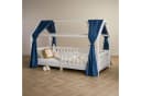 IDIMEX Betthimmel NENA Musselin Baldachin Dunkelblau 2er Set Bild 2