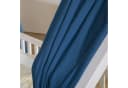 IDIMEX Betthimmel NENA Musselin Baldachin Dunkelblau 2er Set Bild 3