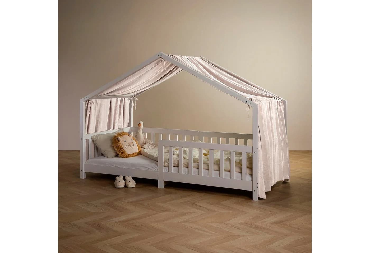 IDIMEX Betthimmel LIAN Musselin Baldachin Beige - Bild 2