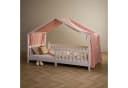 IDIMEX Betthimmel LIAN Rosa Musselin Baldachin für Hausbett Bild 2