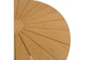 IDIMEX Gartentisch AGAPE rund 120 cm WPC-Platte Alu-Gestell schwarz/natur Bild 5