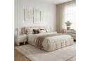 IDIMEX Polsterbett CLOUDY 180x200 cm inkl. Lattenrost Bouclé Beige Bild 2