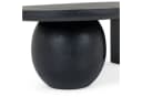 IDIMEX Couchtisch PERLA Wohnzimmertisch aus massivem Mangoholz asymmetrisch Schwarz Bild 5