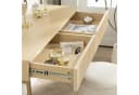 IDIMEX Konsolentisch FRIBO Eiche Gold Metallgestell 2 Schubladen Bild 3