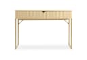 IDIMEX Konsolentisch FRIBO Eiche Gold Metallgestell 2 Schubladen Bild 4