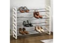 IDIMEX Schuhregal TOWER Schuhablage Metall Schuhorganizer Weiß Bild 1