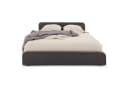 IDIMEX Polsterbett MARINI Doppelbett 140x200 cm mit Lattenrost Kopfteil Dunkelgrau Bild 5