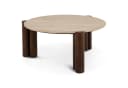 IDIMEX Couchtisch TAPTI 80 cm Travertin Mangoholz Braun/Beige Bild 3