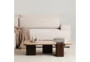 IDIMEX Couchtisch SURAT Travertin Mangoholz Braun Beige Bild 2