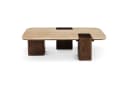 IDIMEX Couchtisch SURAT Travertin Mangoholz Braun Beige Bild 3