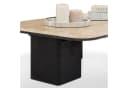 IDIMEX Couchtisch SURAT Beige/Schwarz 100x60 cm Mangoholz Travertin Bild 5
