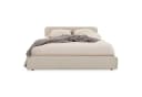 IDIMEX Polsterbett MARINI Einzelbett 120x200 cm mit Lattenrost und Kopfteil Stoffbezug Beige Bild 5