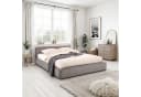 IDIMEX Polsterbett CURSIO Doppelbett 140x200 cm Grau Bild 2