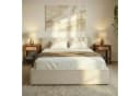 IDIMEX Polsterbett PESARO Doppelbett 160x200 cm Cremeweiß Bild 1