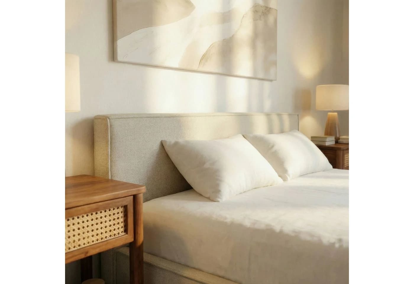 IDIMEX Polsterbett PESARO Doppelbett 160x200 cm Beige - Bild 3