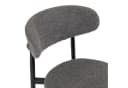 IDIMEX Esszimmerstuhl AZUL 2er Set Grau Stoff Metall Bild 4