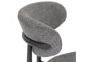 IDIMEX Esszimmerstuhl AZUL 2er Set Grau Stoff Metall Bild 5