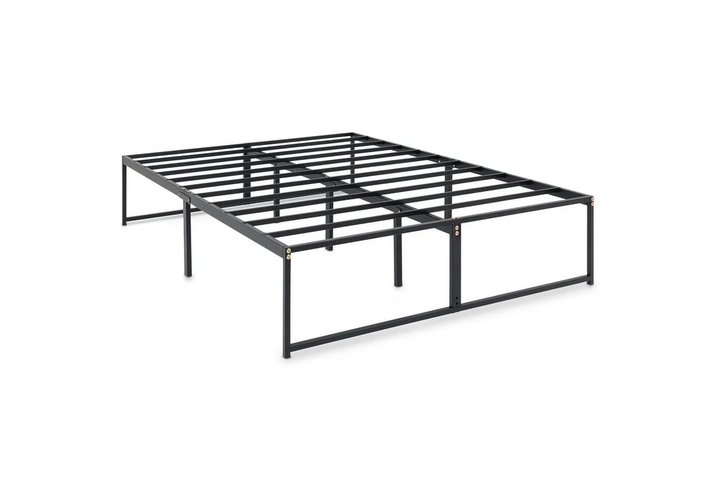 IDIMEX Futonbett SOVE Schwarz Metall Minimalistisch