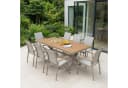 IDIMEX Garten-Essgruppe WINDY 9-tlg. Alu WPC Beige/Grau Bild 1