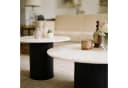Modernes Couchtischset aus Marmor und Akazienholz Bild 1