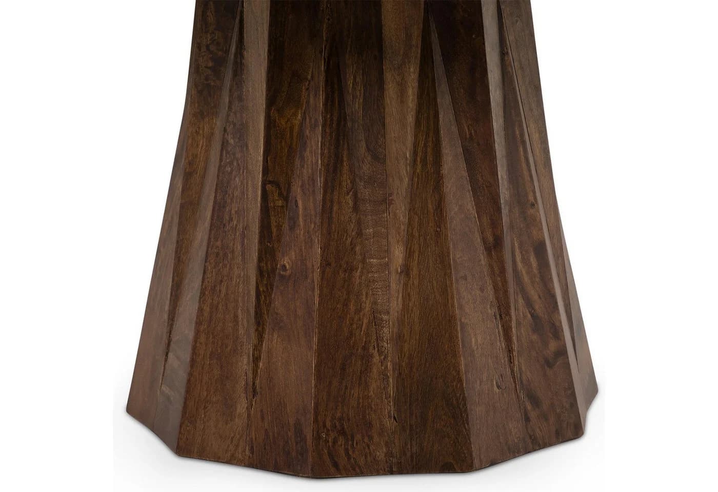 IDIMEX Couchtisch MULAN rund Marmor Mangoholz Braun/Beige - Bild 5