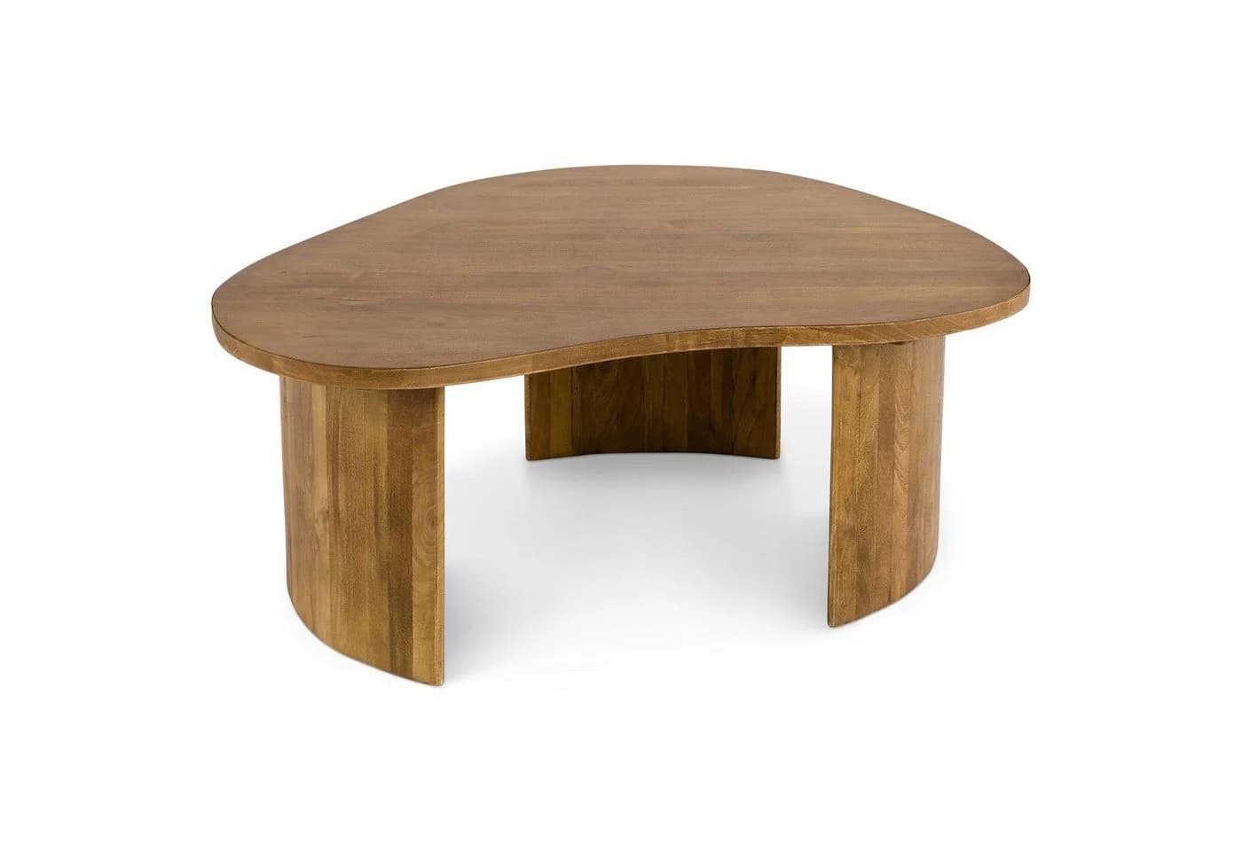 IDIMEX Couchtisch CALUA aus massivem Mangoholz, Hellbraun, Organisch